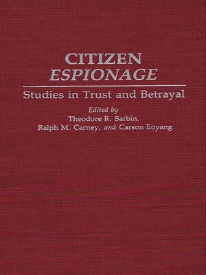 cover image of Citizen Espionage